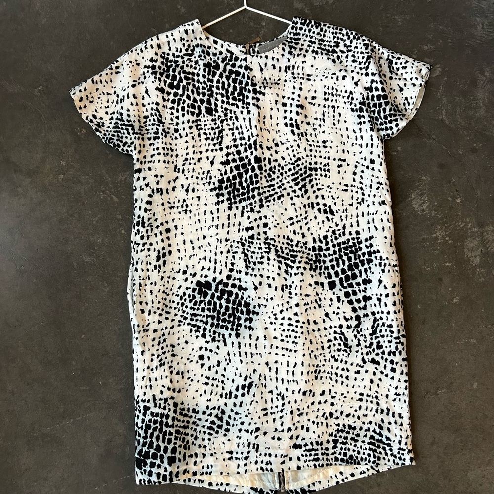 Proenza Schouler Monochrome Animal Print dress